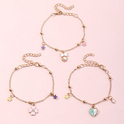 Bracelet with Star Charms - Zenee.in-Bracelets