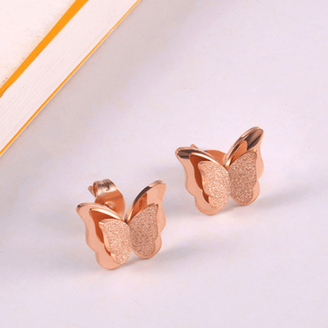 Butterfly Studs - Zenee.in-Earrings