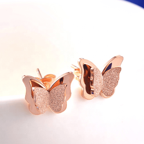 Butterfly Studs - Zenee.in-Earrings