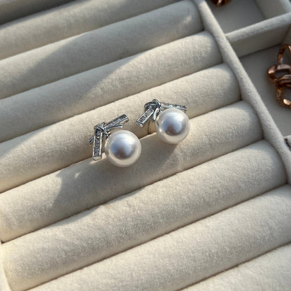 Chia Pearl Studs - Zenee-Earrings