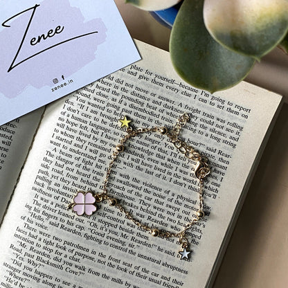 Clover Charm Bracelets - Zenee.in-Bracelets