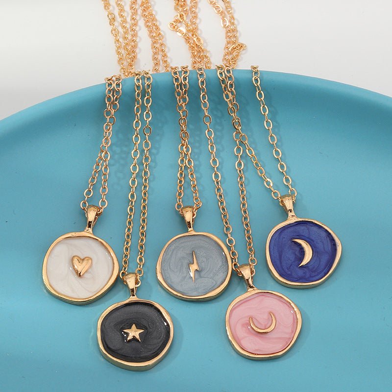 Coin Pendant Necklace - Zenee.in-Necklaces