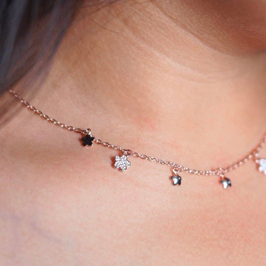 Crystal Clover Necklace - Zenee-Necklaces