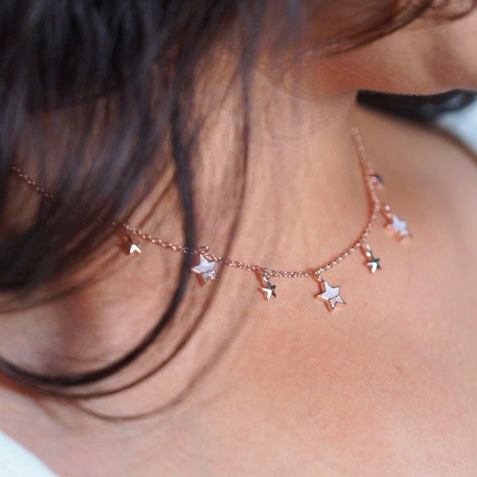 Crystal Star Necklace - Zenee-Necklaces