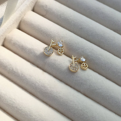 Cycle Studs - Zenee-Earrings