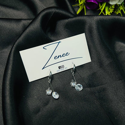 Dangling Round Earrings - Zenee.in-Earrings