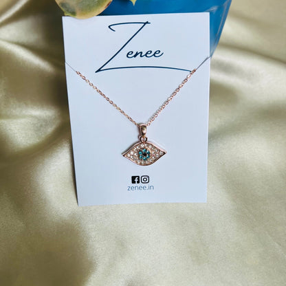 Elegant Eye Pendant Necklace - Zenee.in-Necklaces