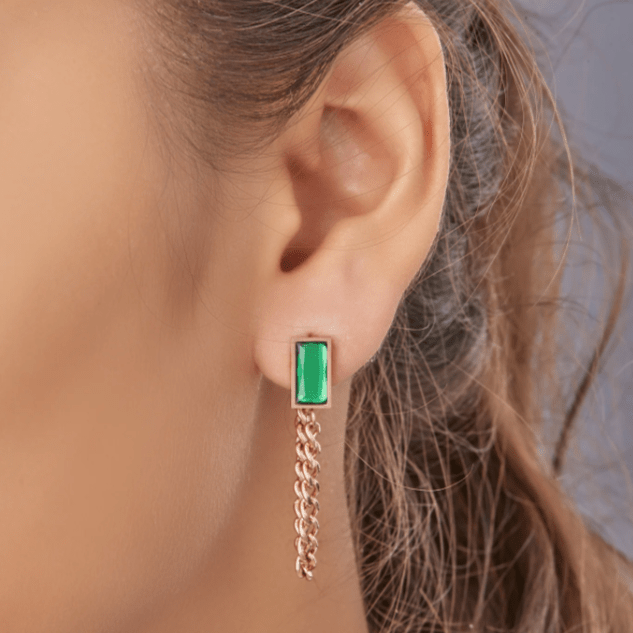 Emer Link Earrings - Zenee-Earrings