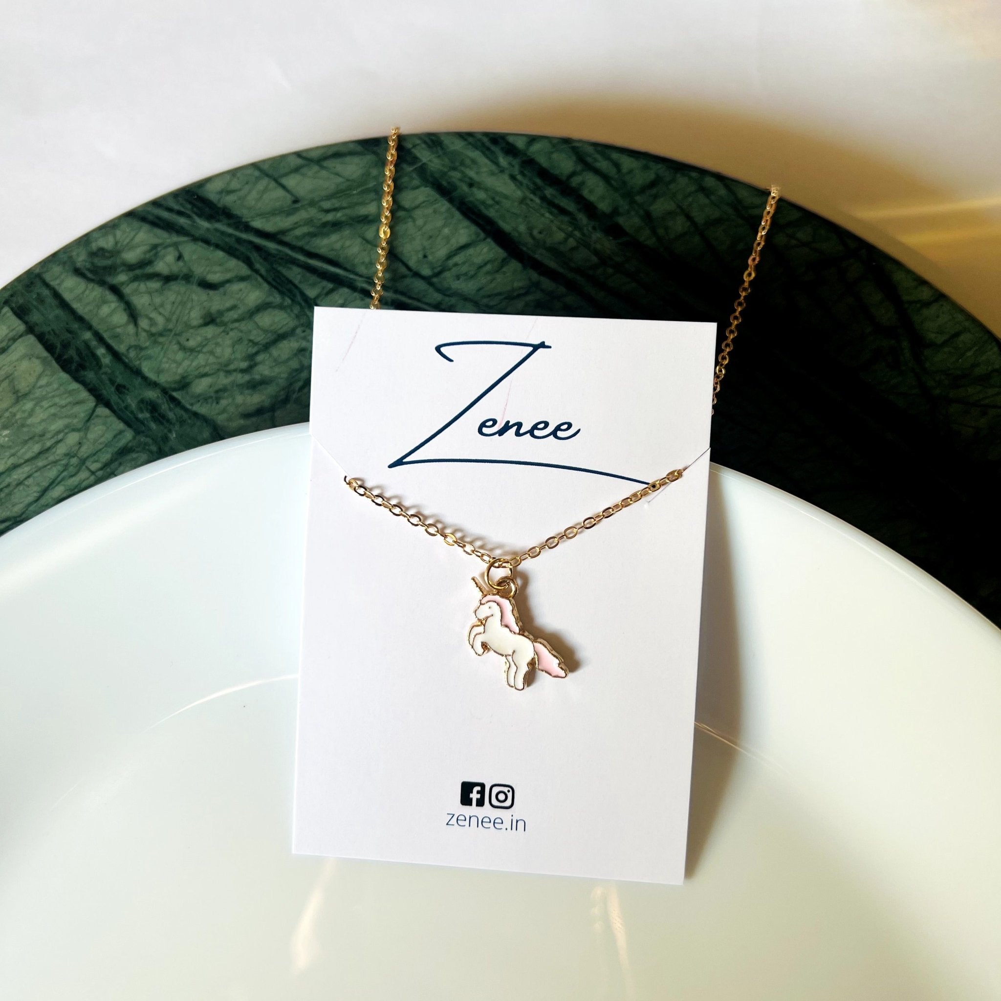 Unicorn Necklace with Diamonds Sterling Silver | Kay Outlet