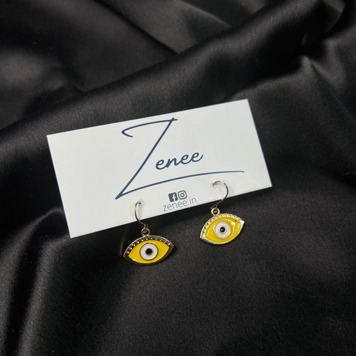 Evil Eye Earrings - Zenee.in-Earrings