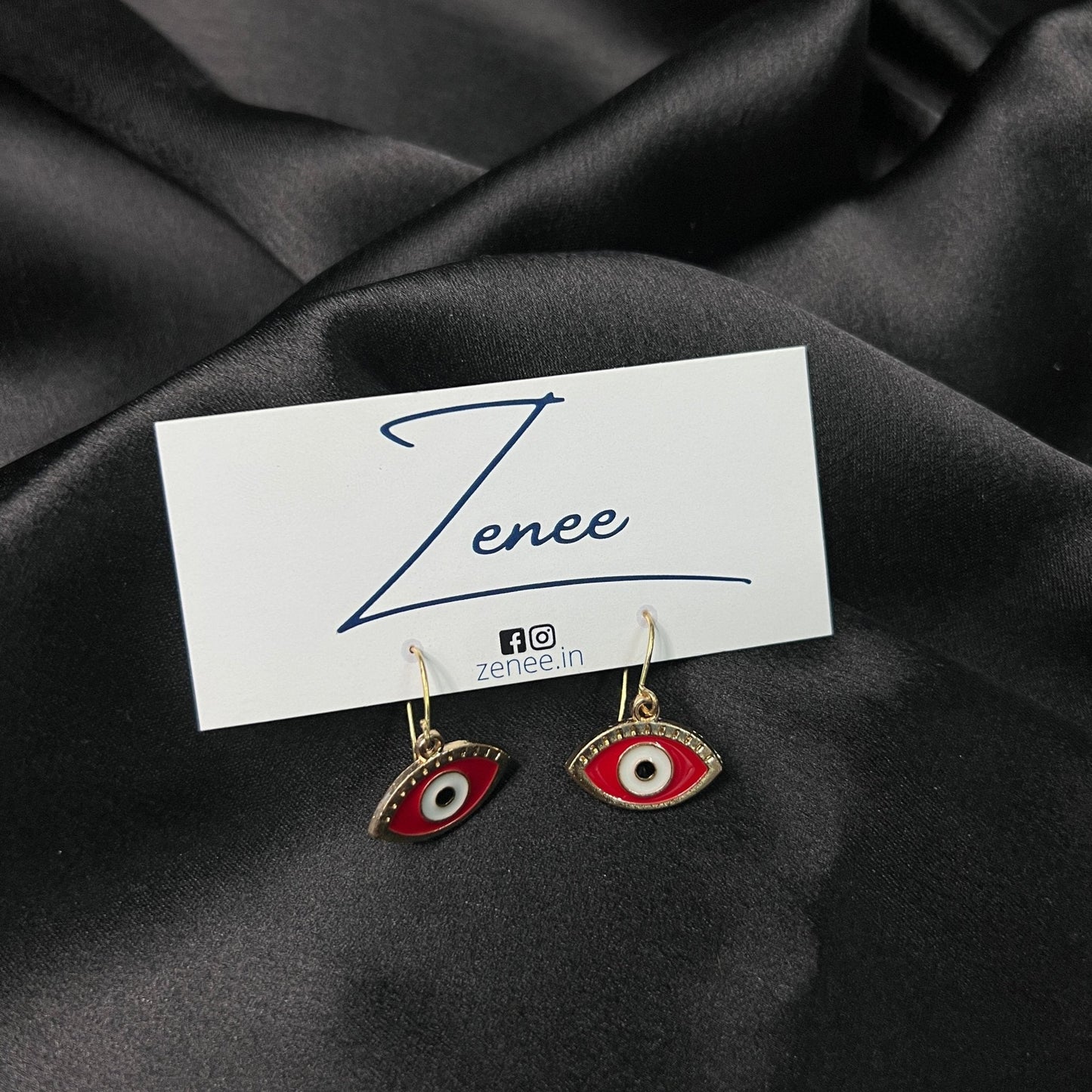 Evil Eye Earrings - Zenee.in-Earrings