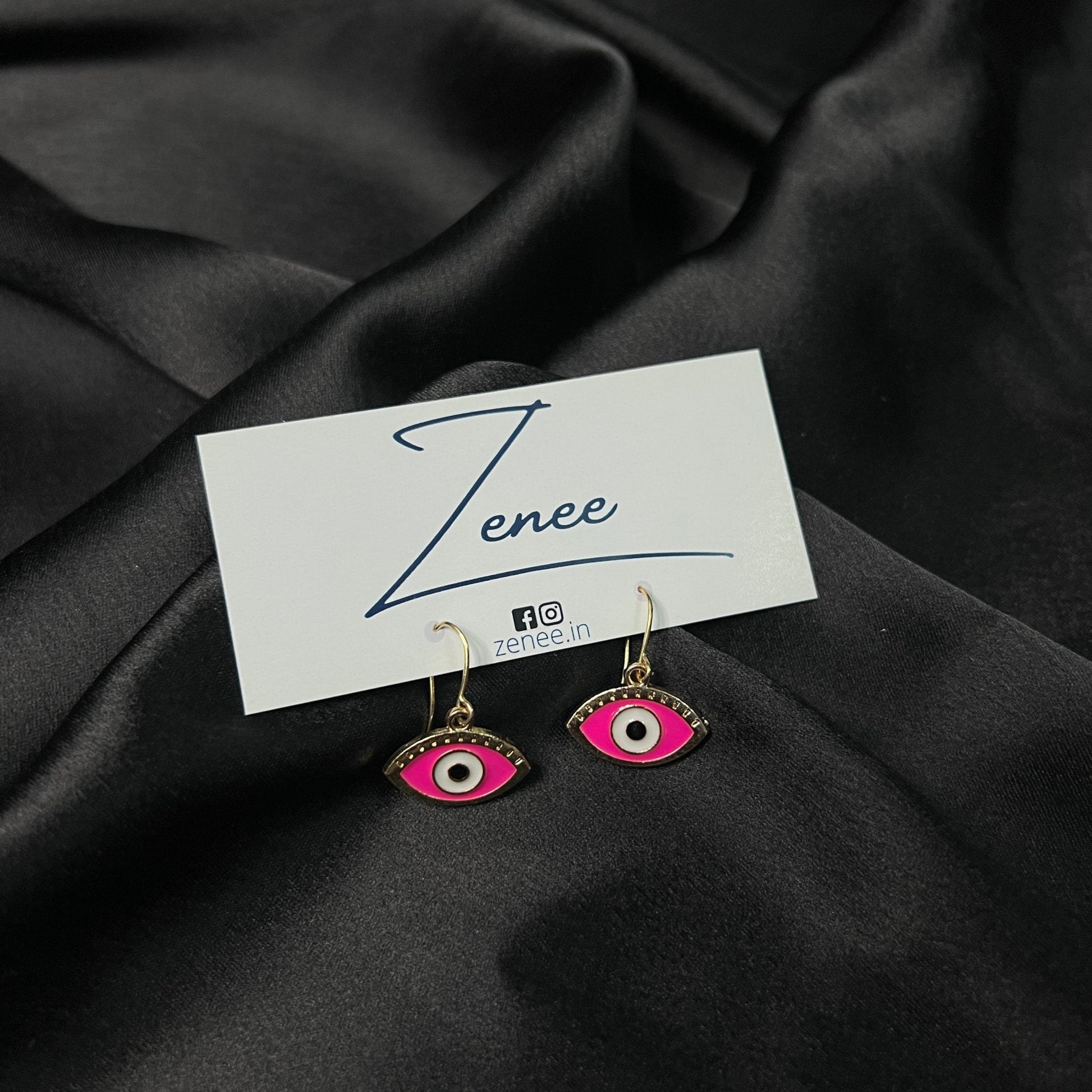 Evil Eye Earrings - Zenee.in-Earrings