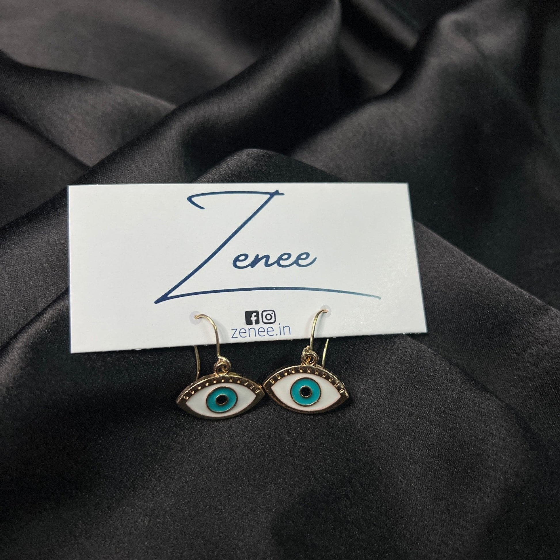 Evil Eye Earrings - Zenee.in-Earrings