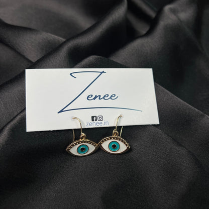 Evil Eye Earrings - Zenee.in-Earrings