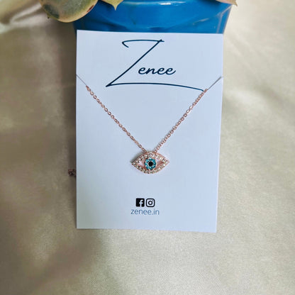 Eye Pendant Necklace - Zenee.in-Necklaces