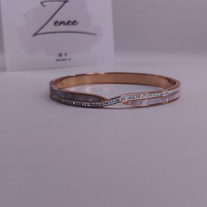 Faye Crystals and Enamel Bracelet - Zenee.in-Bracelets