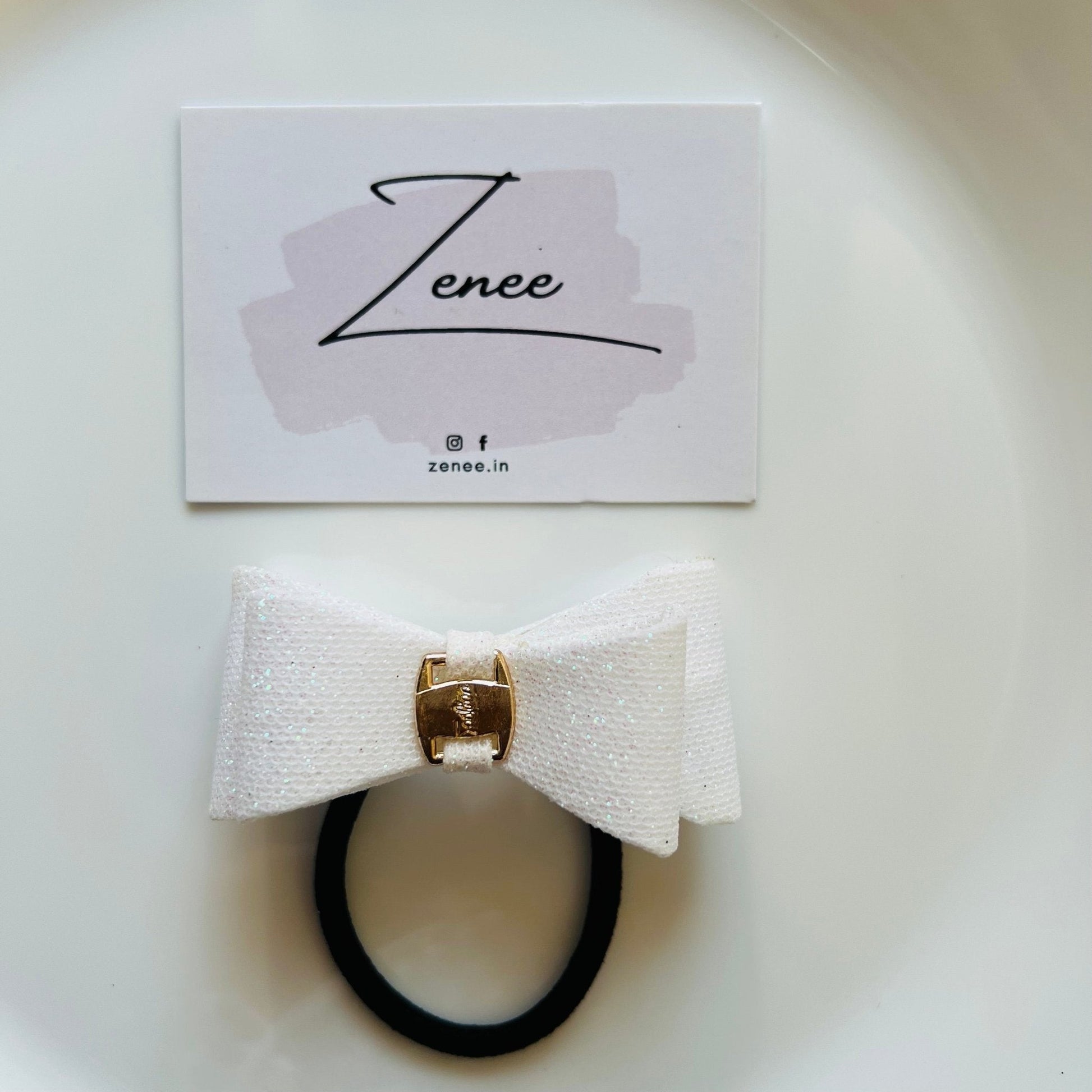 Glitter Bow Hair Bands - Zenee.in-Hair Accessories