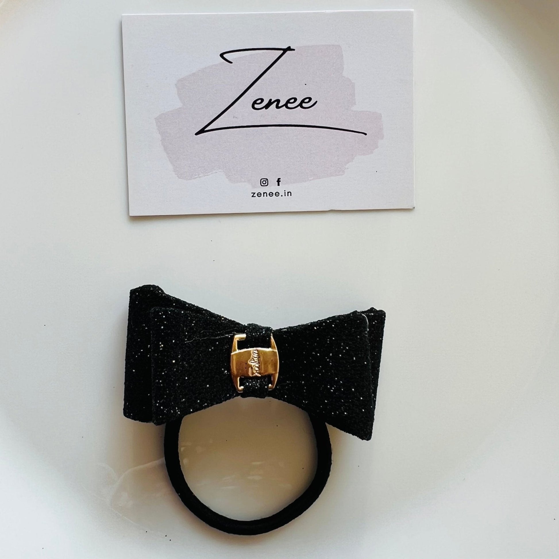 Glitter Bow Hair Bands - Zenee.in-Hair Accessories