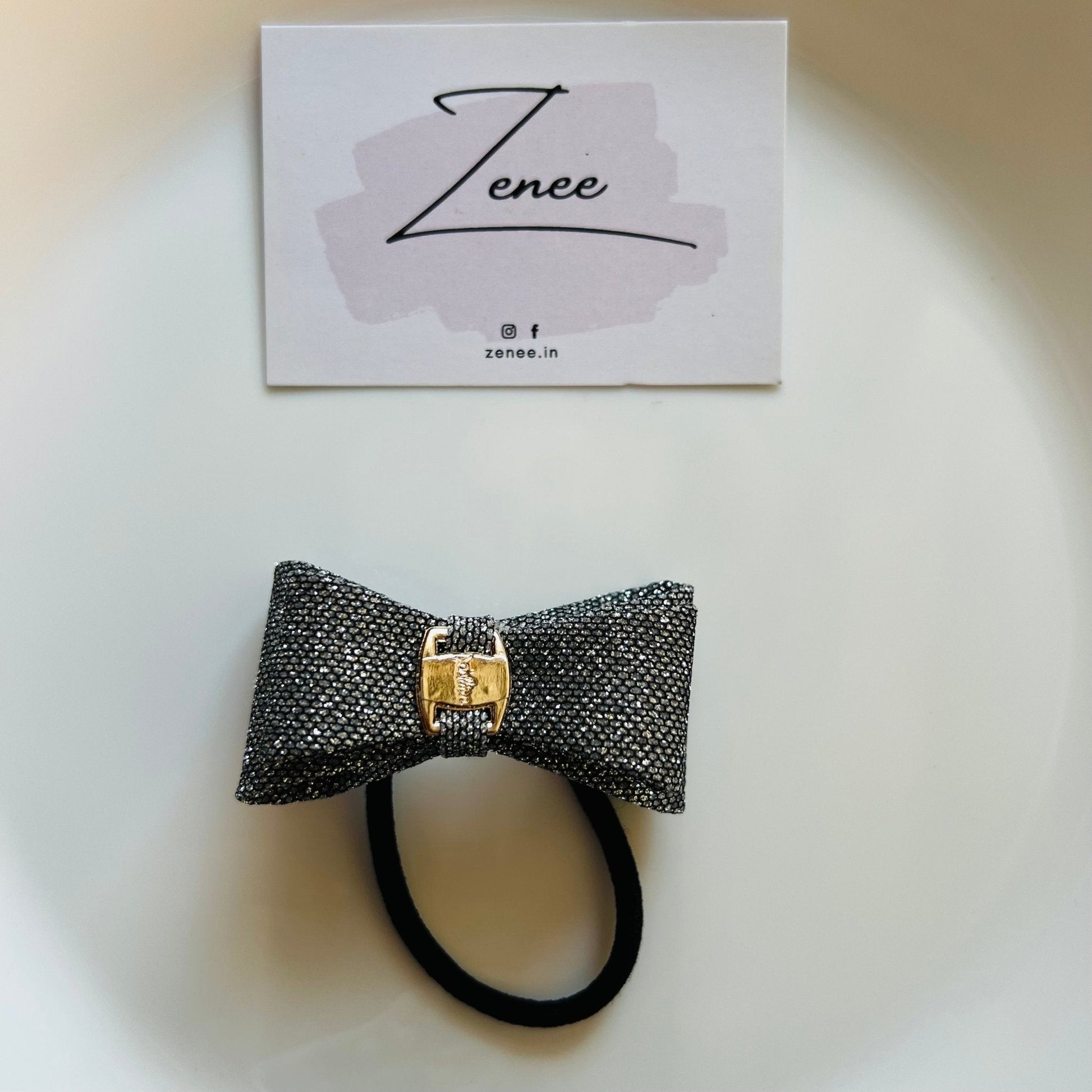 Glitter Bow Hair Bands - Zenee.in-Hair Accessories