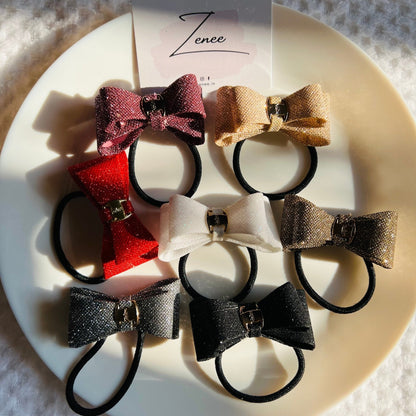 Glitter Bow Hair Bands - Zenee.in-Hair Accessories