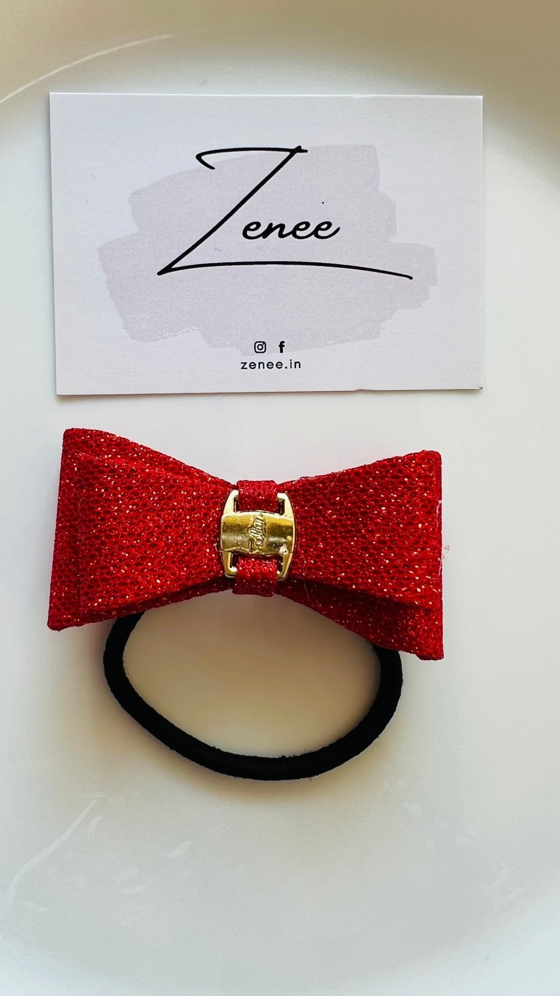 Glitter Bow Hair Bands - Zenee.in-Hair Accessories