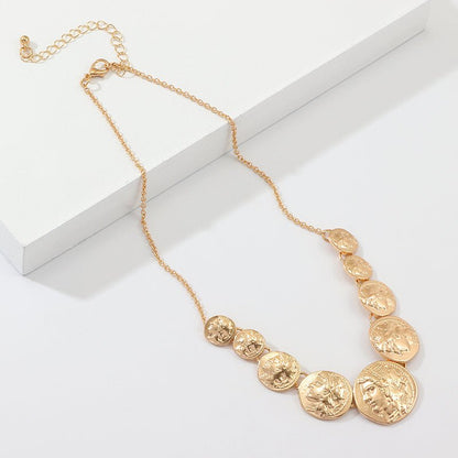 Gold Plated Coin Choker Necklace - Zenee.in-Necklaces