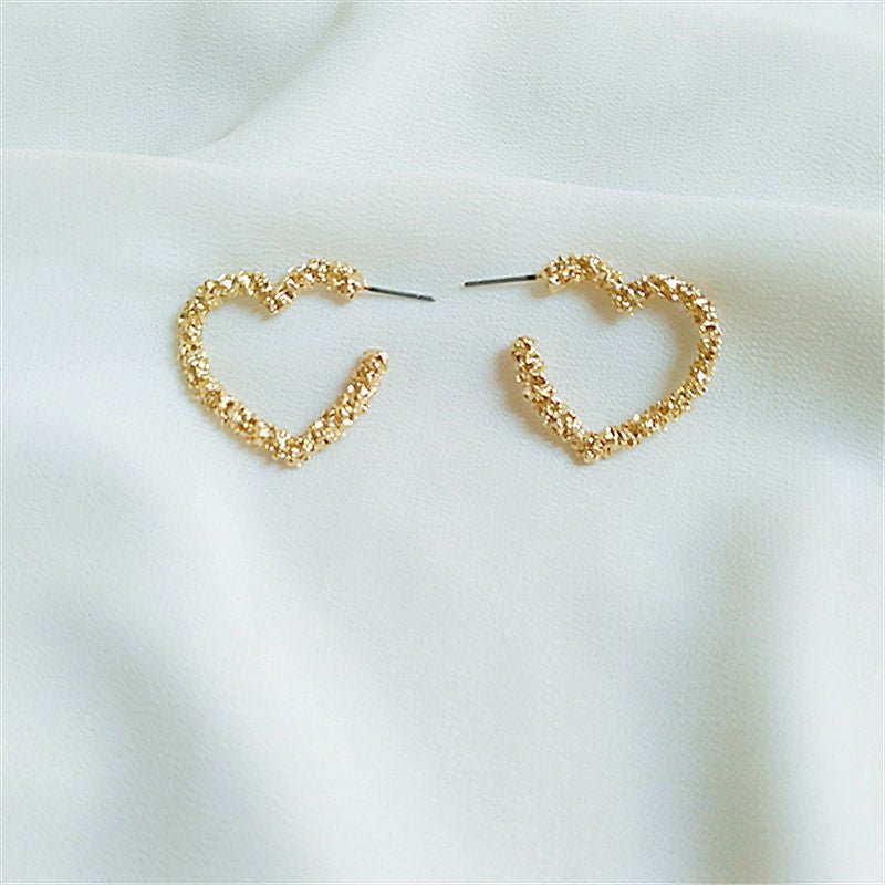 Golden Hoop Earrings - Zenee.in-Earrings