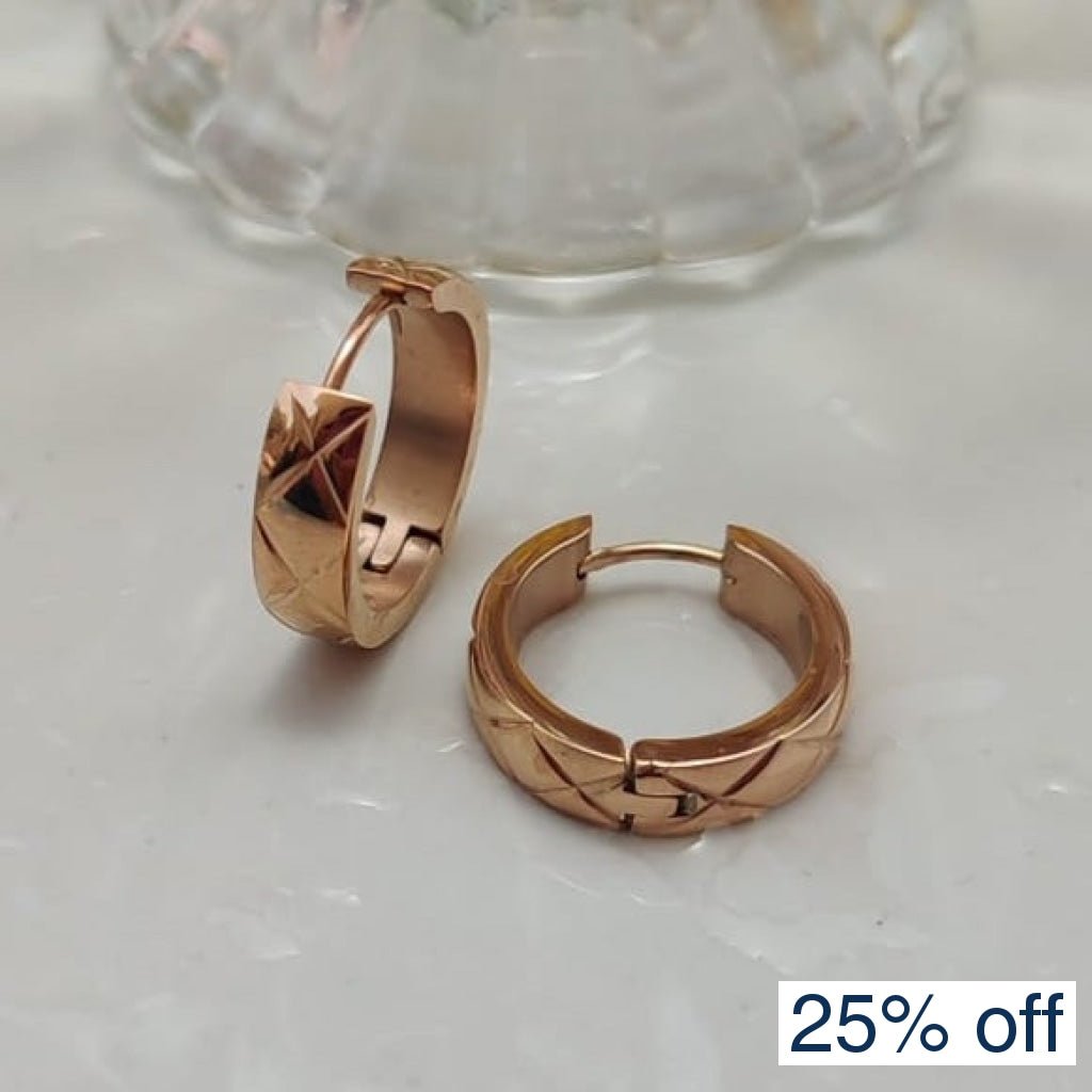 Halo Criss-Cross Earrings - Zenee.in-Earrings