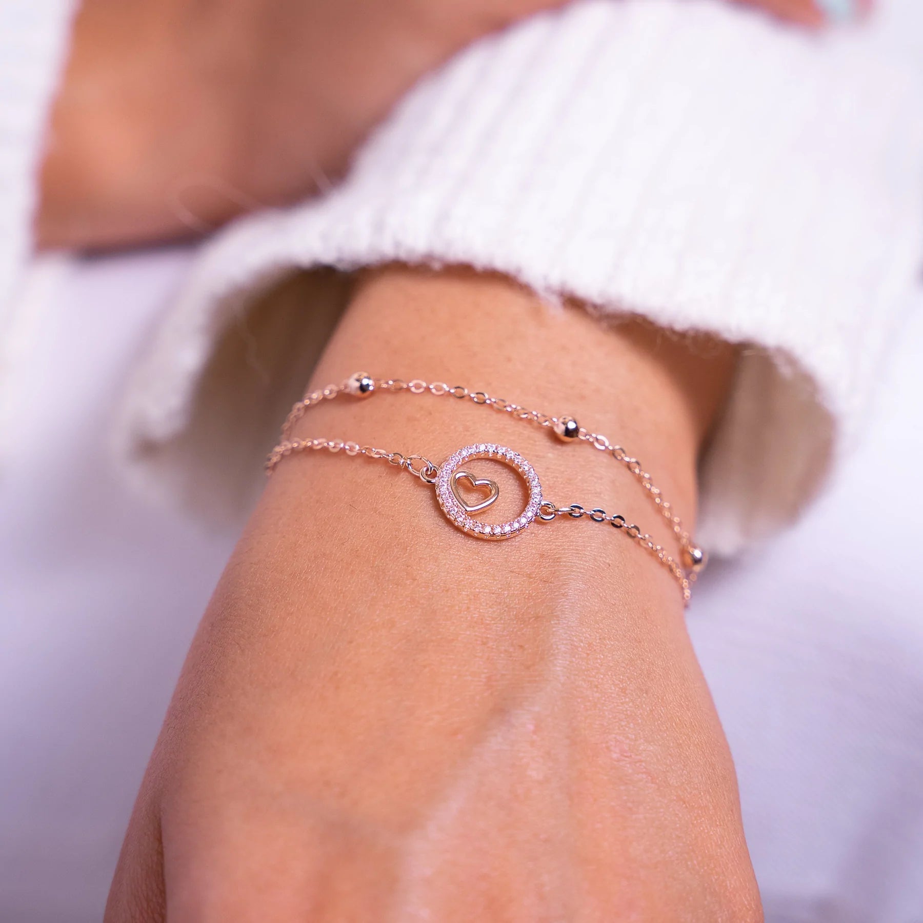 Heart In Circle Bracelet - Zenee.in-Bracelets