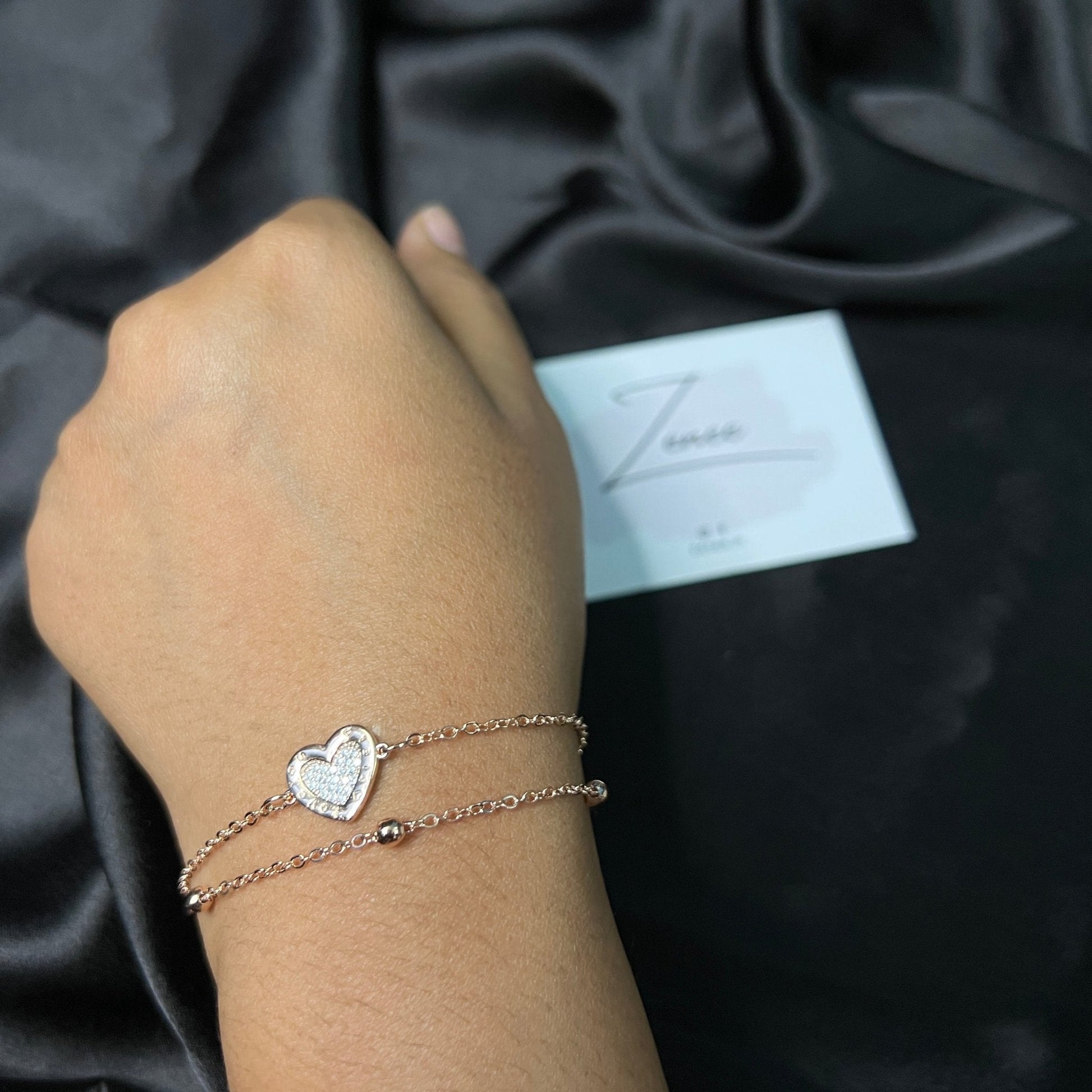 Heart Pendant Bracelet - Zenee.in-Bracelets