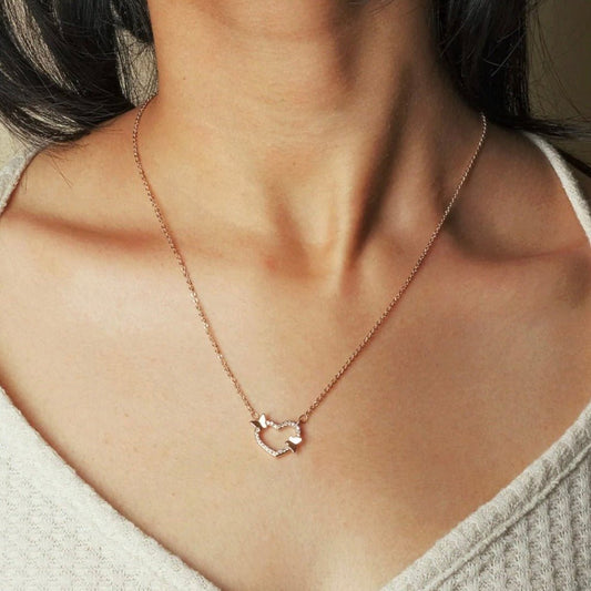Heart Pendant Necklace - Zenee.in-Necklaces