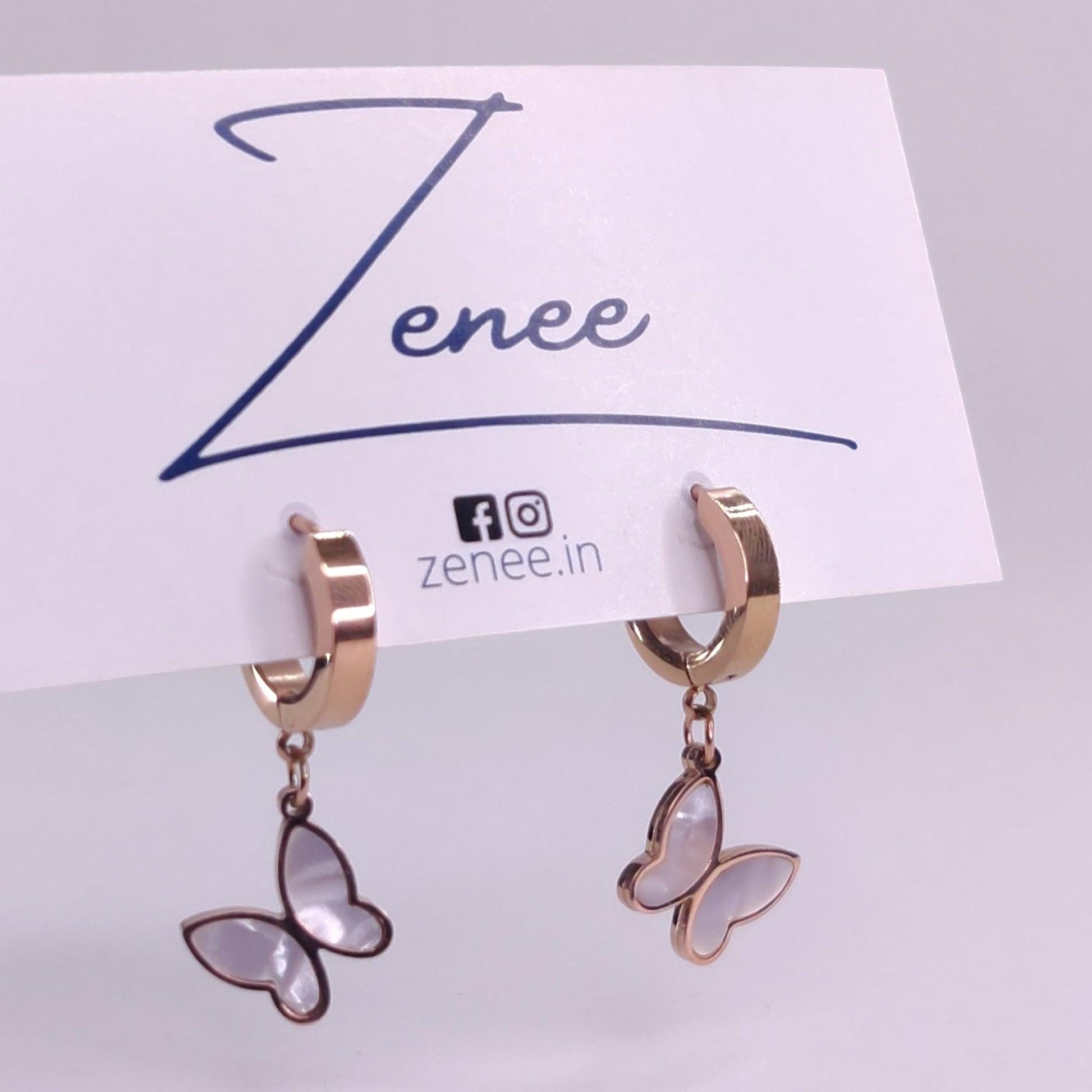 Isla Butterfly Earrings - Zenee.in-Earrings