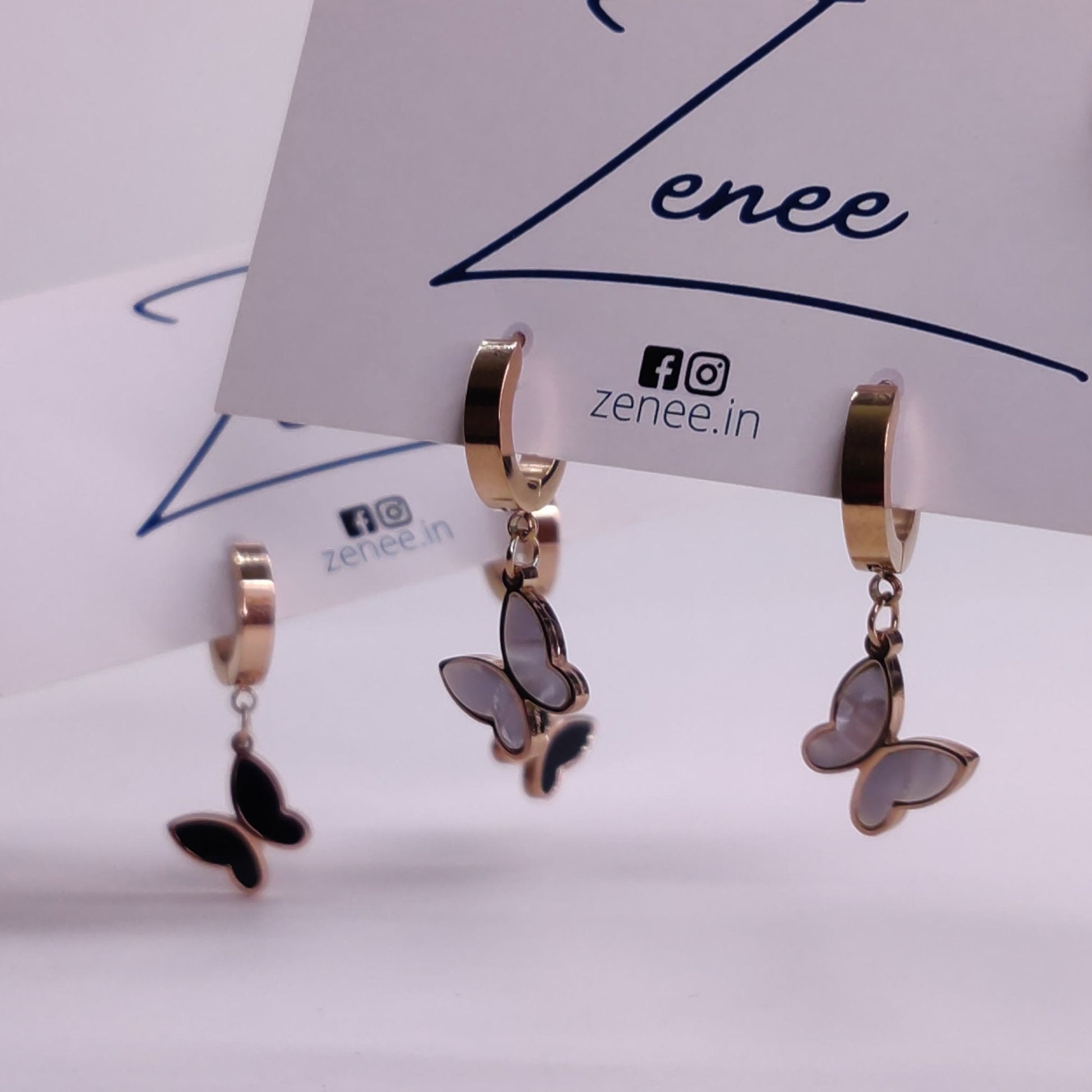 Isla Butterfly Earrings - Zenee.in-Earrings