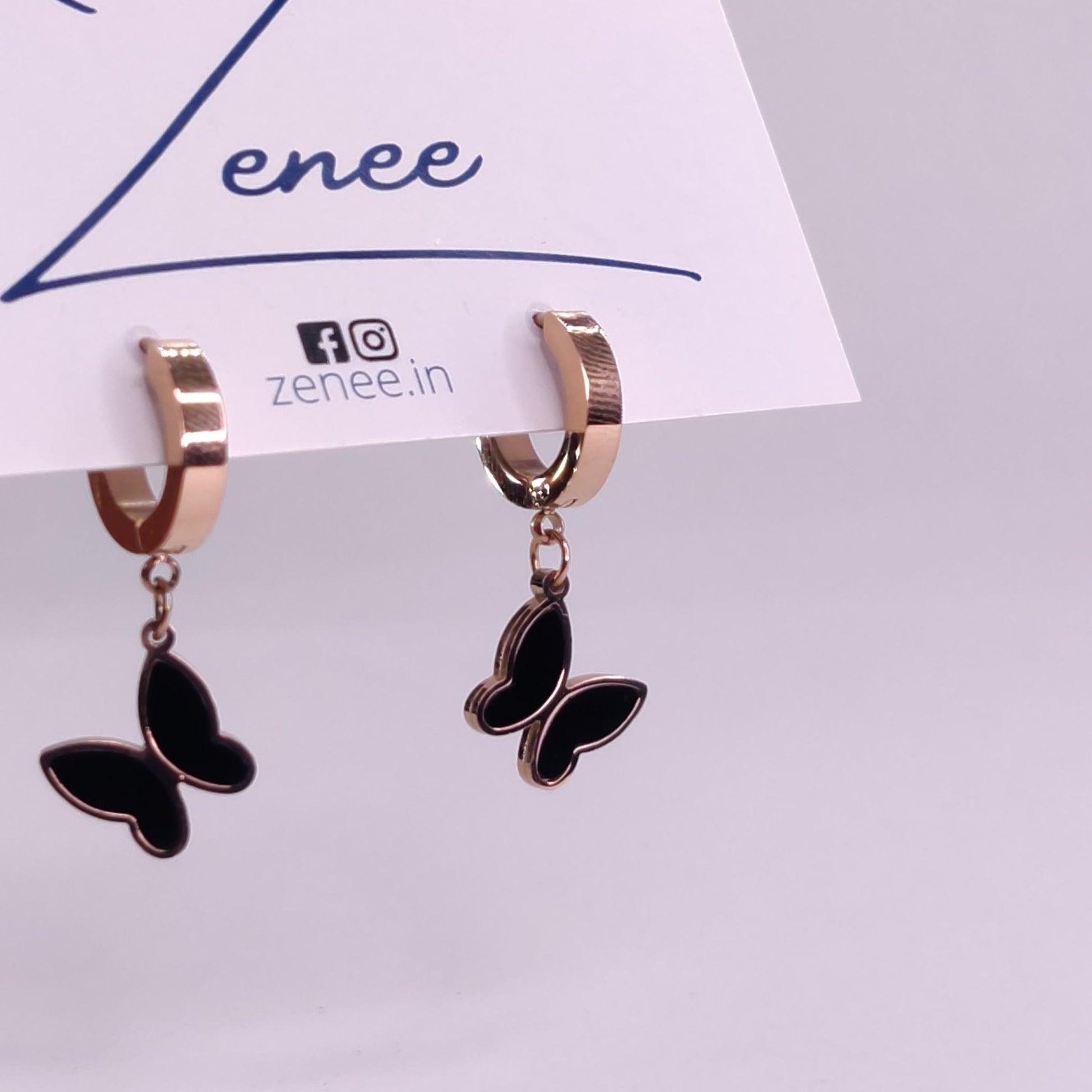 Isla Butterfly Earrings - Zenee.in-Earrings