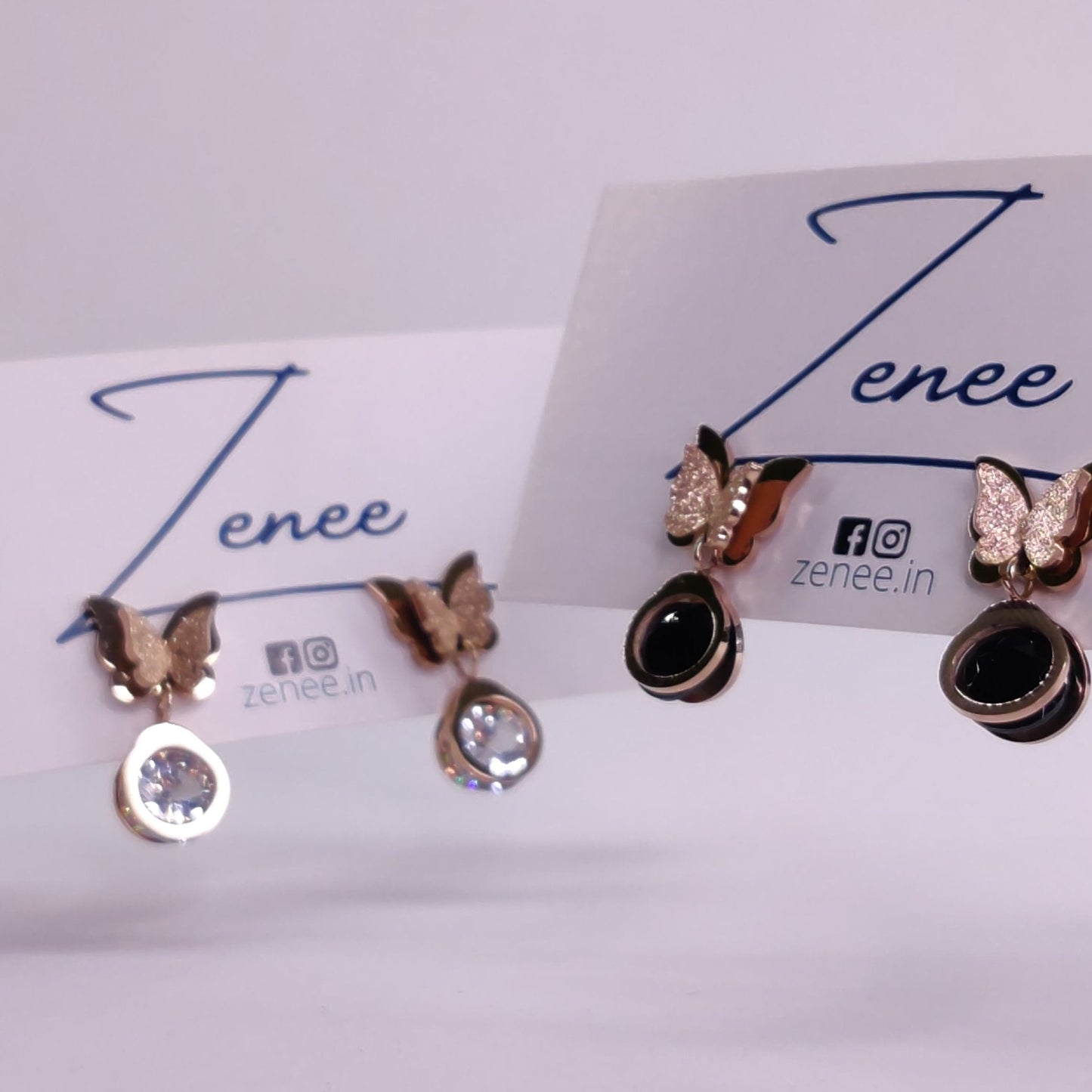 Lia Butterfly Earrings - Zenee.in-Earrings