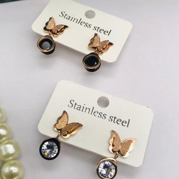 Lia Butterfly Earrings - Zenee.in-Earrings