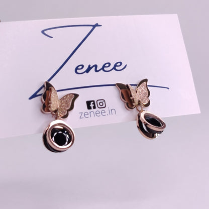 Lia Butterfly Earrings - Zenee.in-Earrings