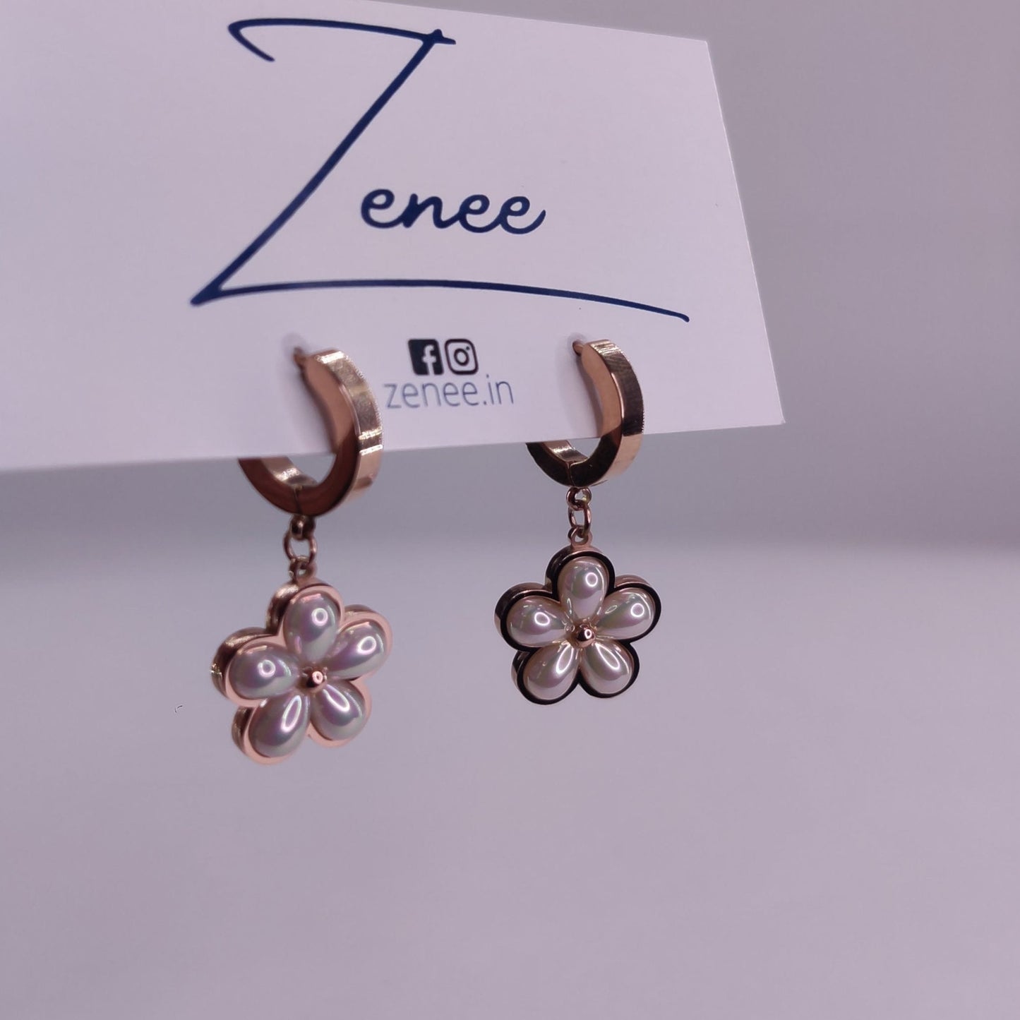 Lily Floral Earrings - Zenee.in-Earrings