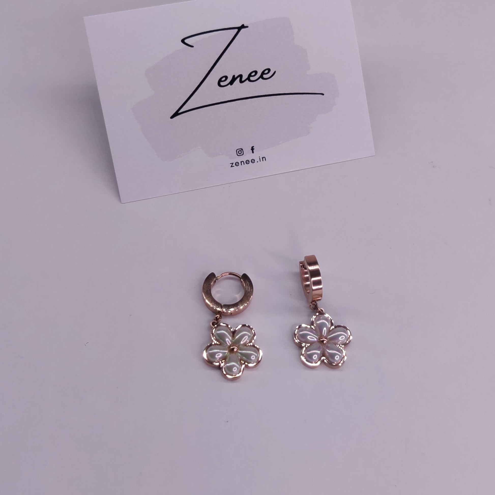 Lily Floral Earrings - Zenee.in-Earrings