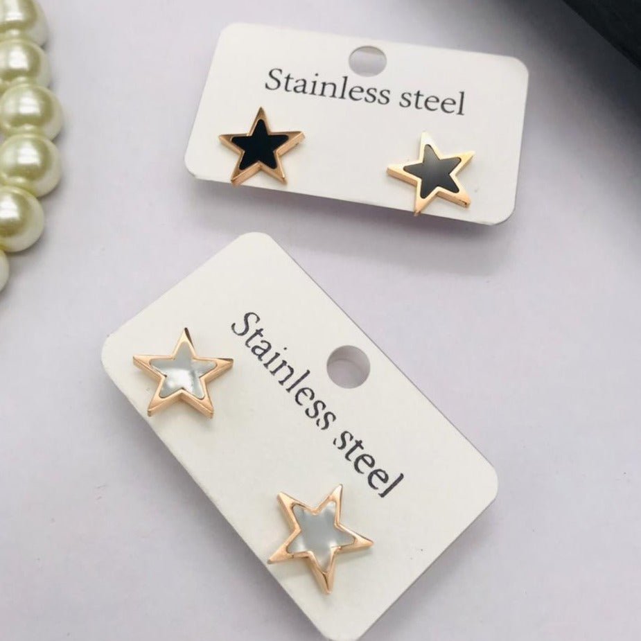 Lucy Star Earrings - Zenee.in-Earrings