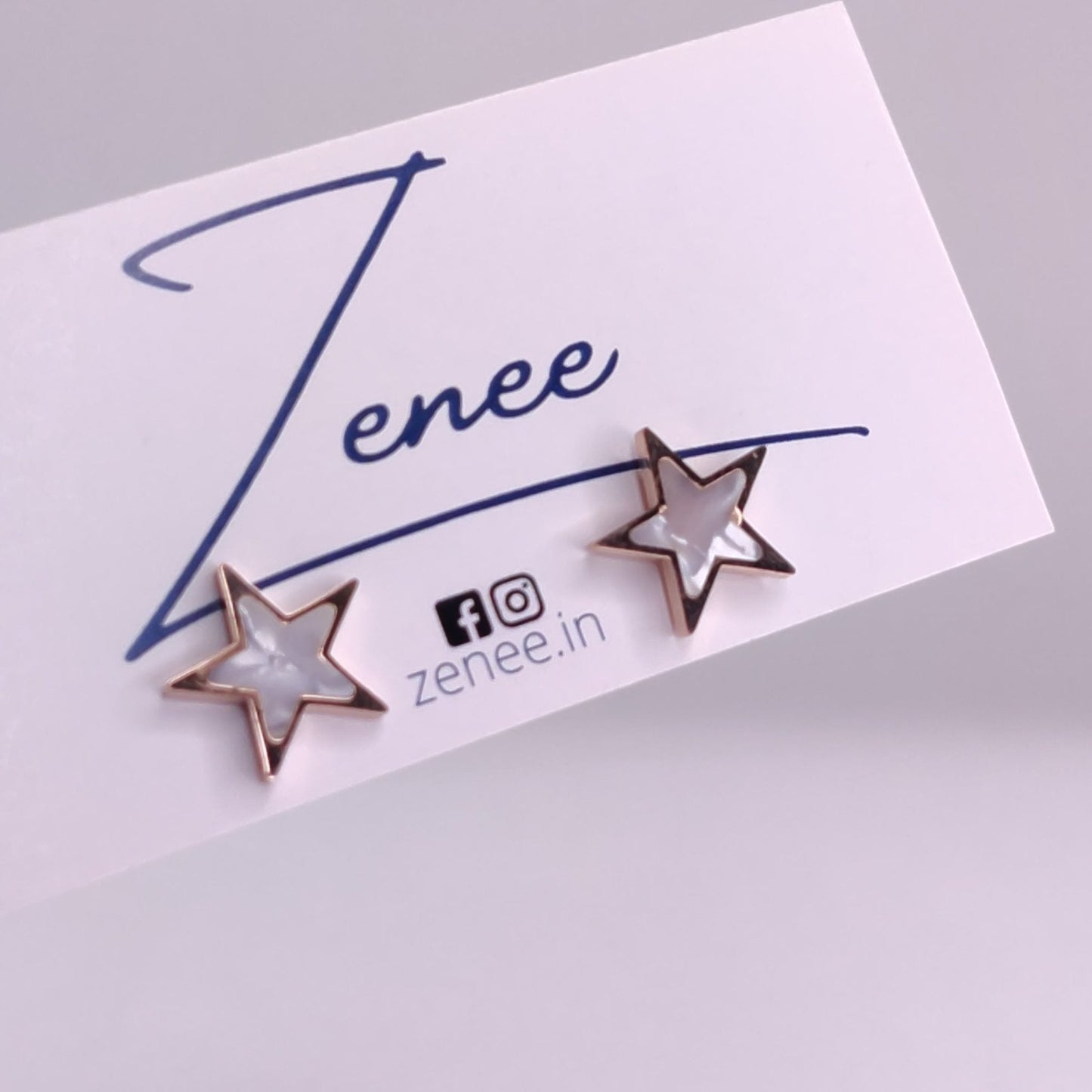 Lucy Star Earrings - Zenee.in-Earrings