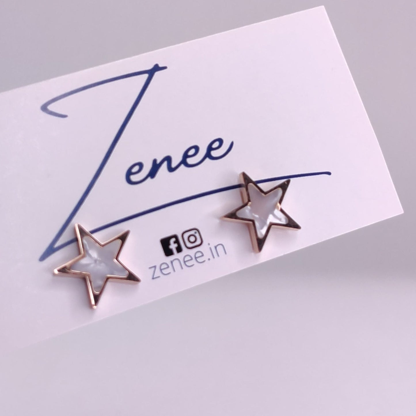 Lucy Star Earrings - Zenee.in-Earrings