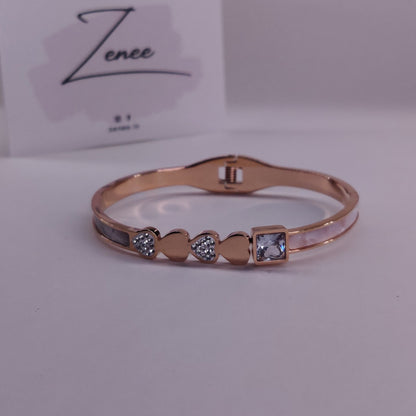 Macy Multi Hearts Bracelet - Zenee.in-Bracelets