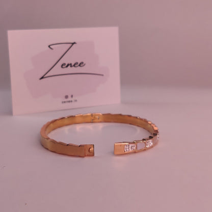 Mae Crystals and Enamel Bracelet - Zenee.in-Bracelets