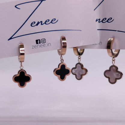 Mila Clover Earrings - Zenee.in-Earrings