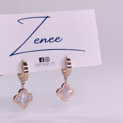 Mila Clover Earrings - Zenee.in-Earrings