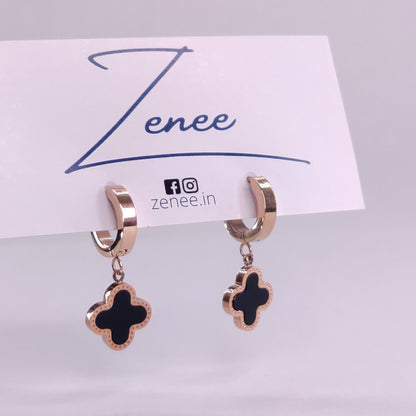 Mila Clover Earrings - Zenee.in-Earrings