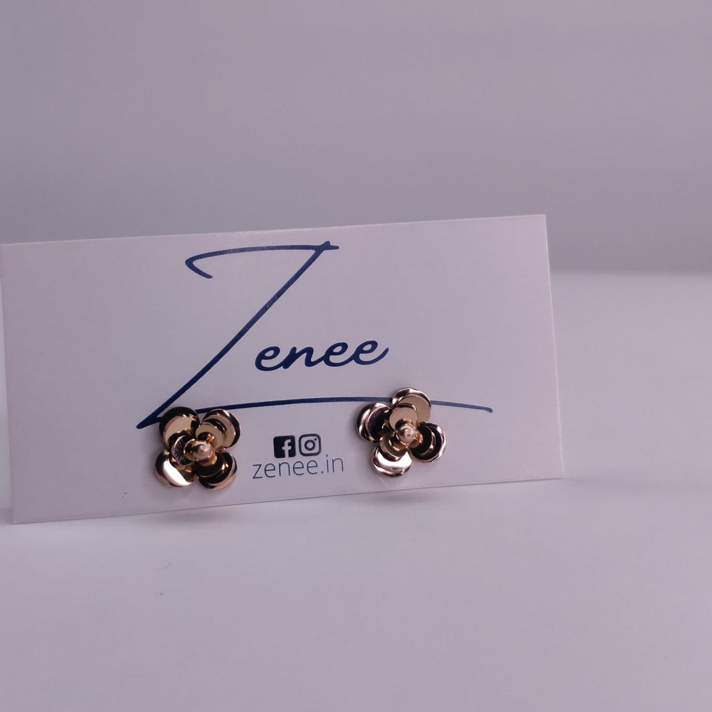 Noa Floral Earrings - Zenee.in-Earrings