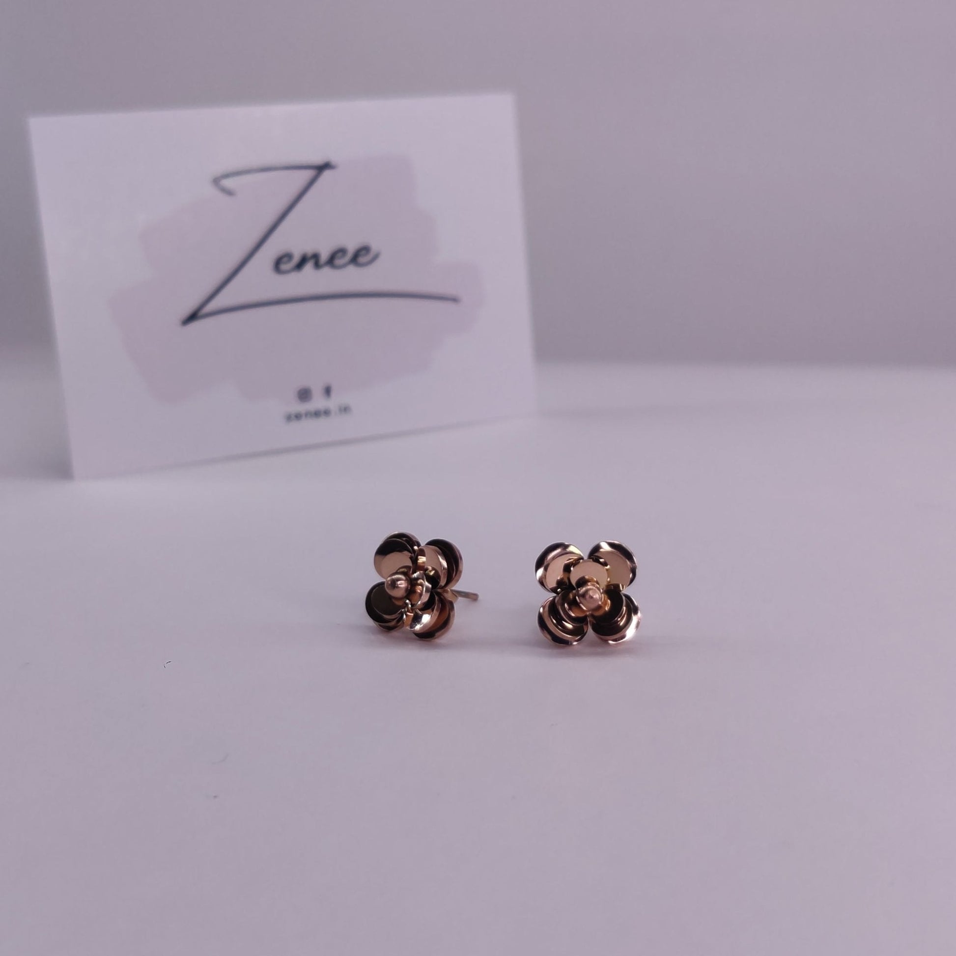 Noa Floral Earrings - Zenee.in-Earrings