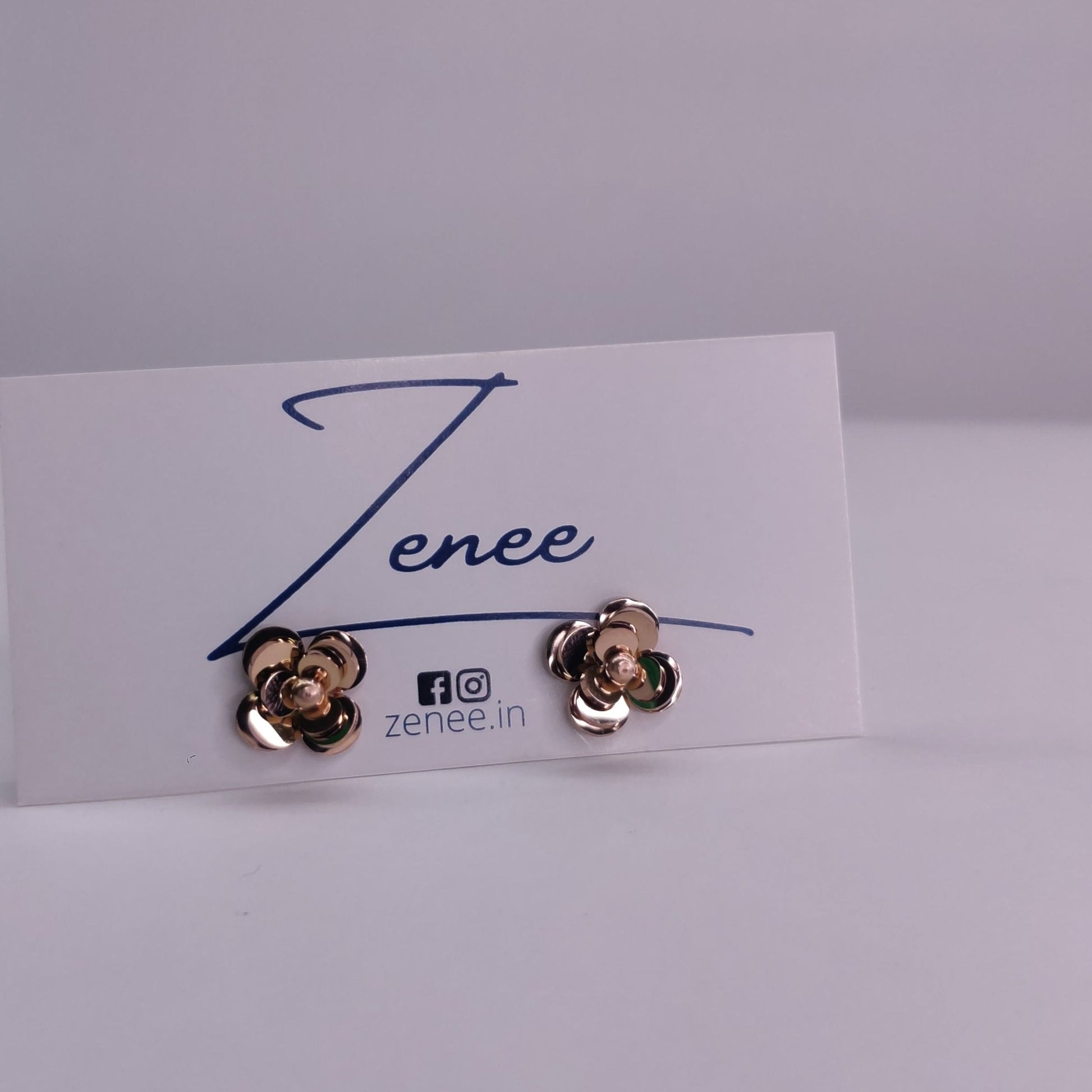 Noa Floral Earrings - Zenee.in-Earrings